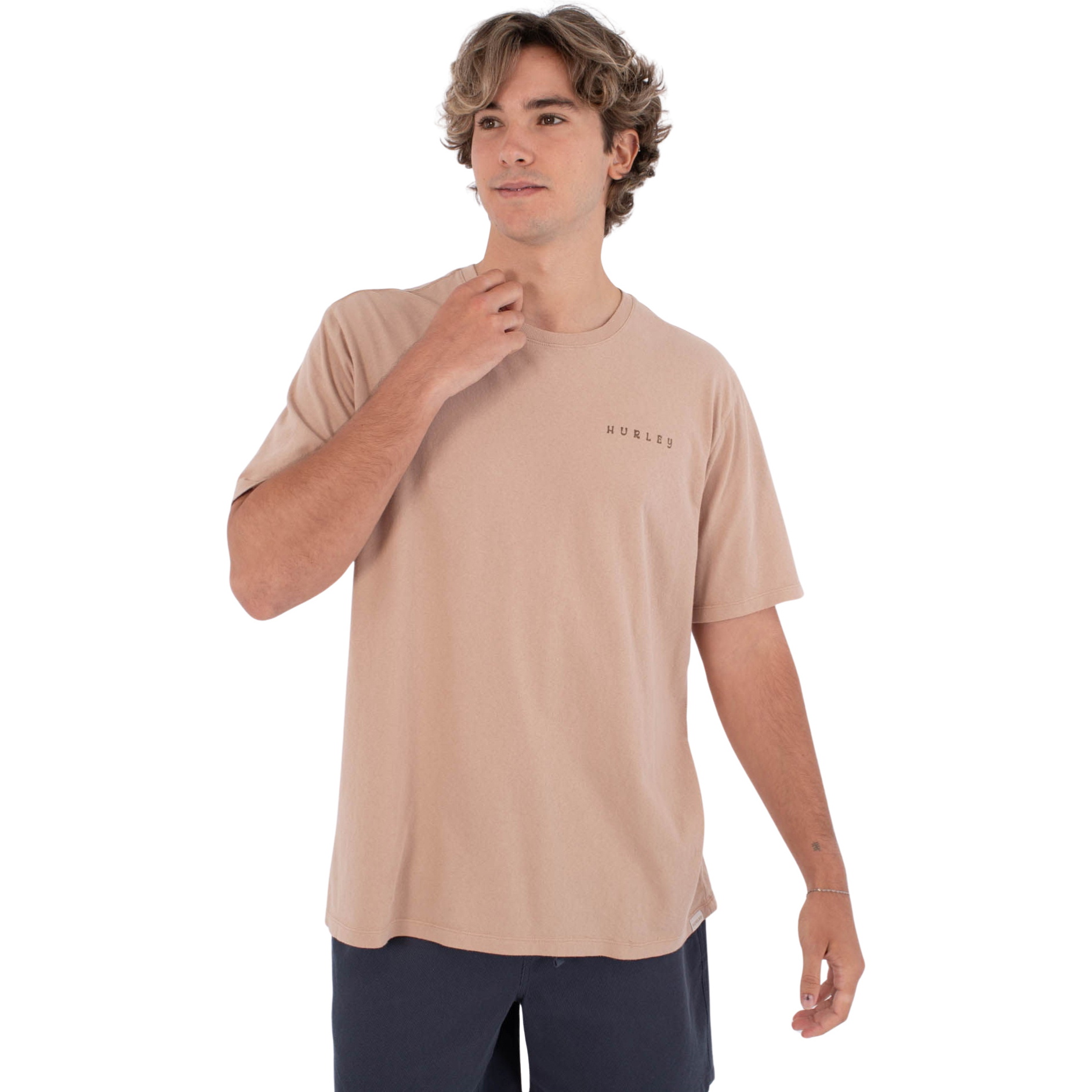 2026 Hurley Mens Cycles Of The Earth T-Shirt HSP26MMTS08554203 - Bristlecone